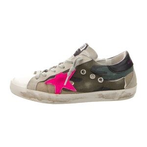 Golden Goose Camouflage Superstar Pink Star